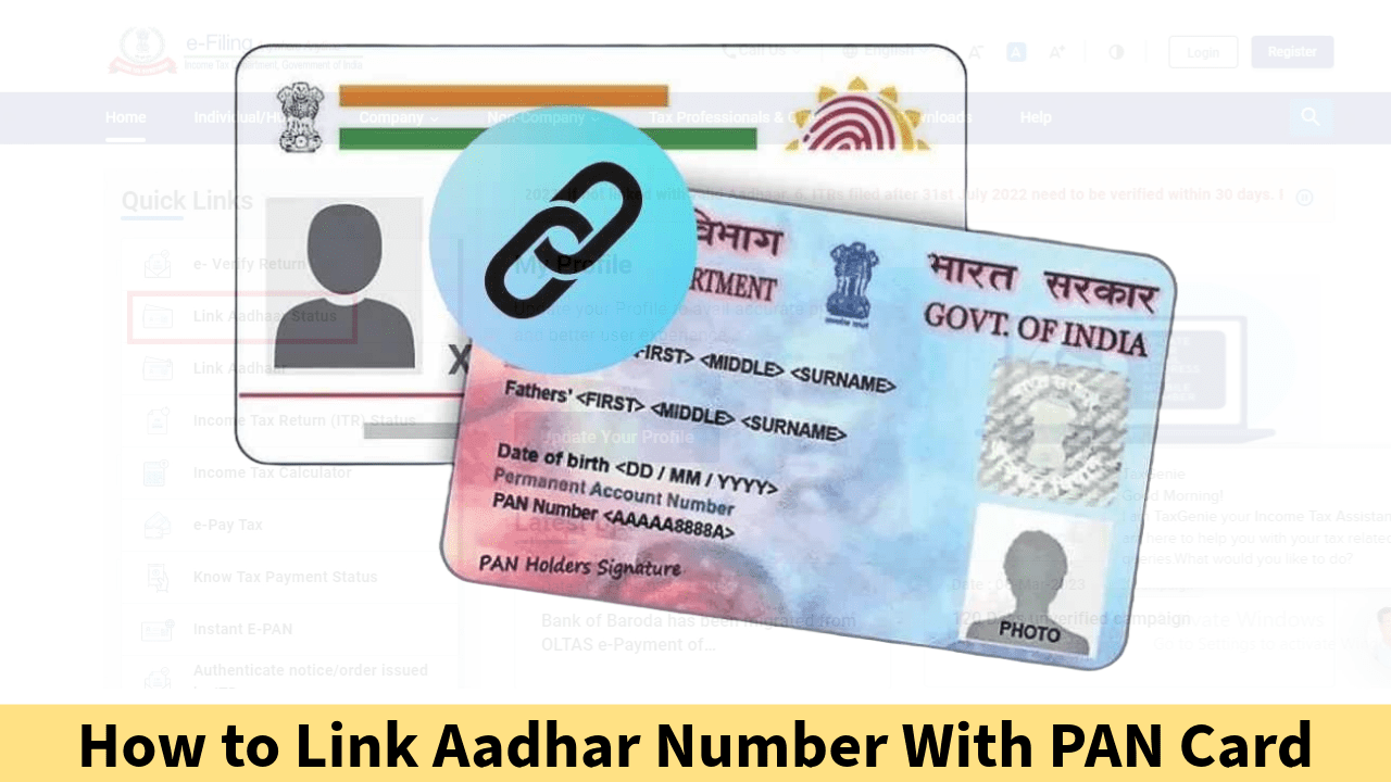 How to Link Aadhar Number With PAN Card